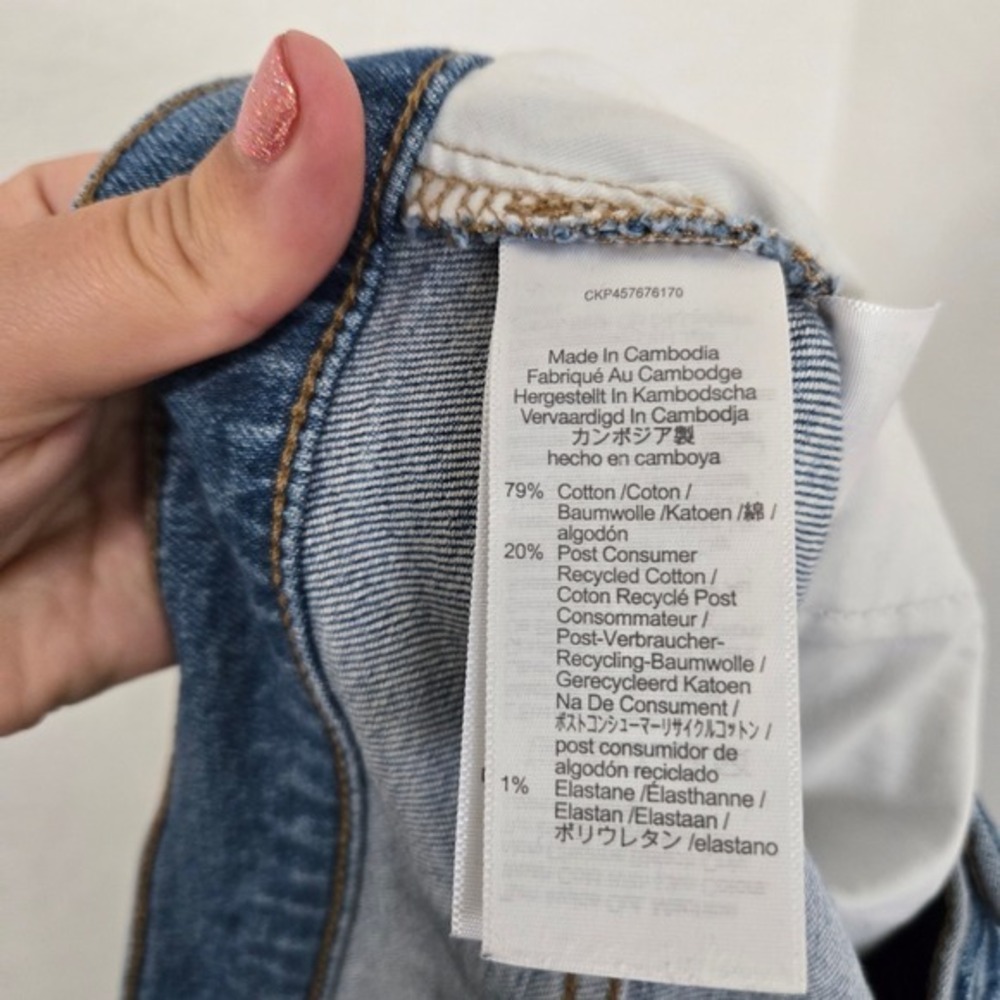 Madewell The Perfect Jean Womens 32 Tapered Distressed Mom High Rise Jeans - Picture 6 of 7